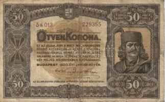 1920. 50K (6x) T:III,III-