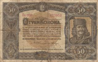 1920. 50K (6x) T:III,III-