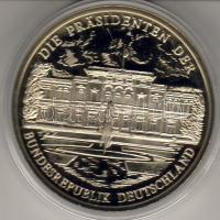 NSZK Modern emlékérem "Bundespr. Rau " T:PP