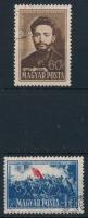 1951 Párizsi kommün sor számvízjellel, klf állásúak / Mi 1163-1164 number in the watermark