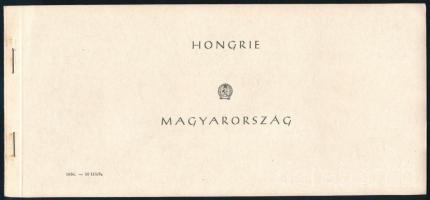 1954 Repülőnap füzet 40f, 50f, 60f bélyegekből (60.000) / Mi 1376-1378 stamp booklet