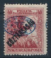 Debrecen I. 1919 Hadisegély/Köztársaság 40f (19.000) / Mi 64 Signed: Bodor