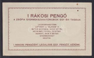 Budapest Rákosi Pengő T:I