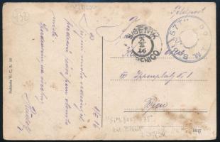 1916 Tábori posta képeslap / Field postcard "S.M. Boot 57 T"