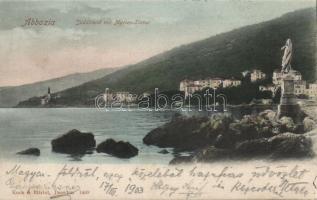 Abbazia with Maria statue