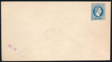 1867 10kr díjjegyes használatlan boríték