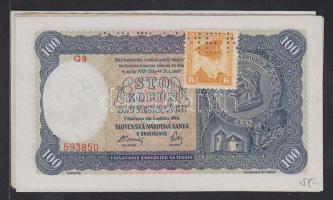 Szlovákia 1940. 100K (5x) T:I