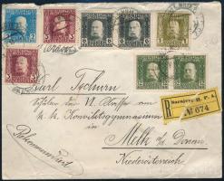 1913 Ajánlott levél / Registered cover \"SARAJEVO\"