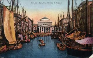 Trieste Grand Canale and the San Antonio church