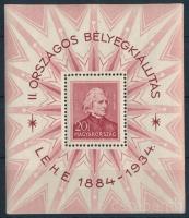 1934 LEHE blokk (50.000) (kis ránc)