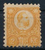 1871 Réznyomat 2kr elfogazva