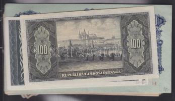 44db klf külföldi bankjegy és mellé Ottomán kuponok T:I(80%),II