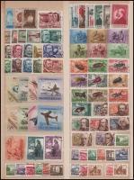 1953-1956 Magyar sorok nagyalakú berakóap mindkét oldalán + stecklapon (20.480)