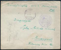 1917 Tábori posta levél / Field post cover "K.u.k. 53. FELDARTILLERIE-BRIGADEKOMANDO" - "TP 523"