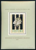 1961 10 db Liszt Ferenc (I.) blokk
