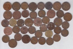 Német Birodalom/Weimari Köztársaság/Német 3.Birodalom  kis pfennig tétel 1Pf,2Pf,5Pf T:1,2,3 összesen 42db!
