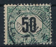 1905 Zöldportó "A" 50f 4. vízjelállás