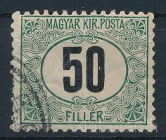 1905 Zöldportó "A" 50f 2. vízjelállás