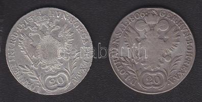 1806B + 1813B 20Kr Ag T:3/3-