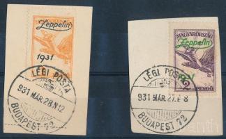 1931 Zeppelin sor kivágásokon
