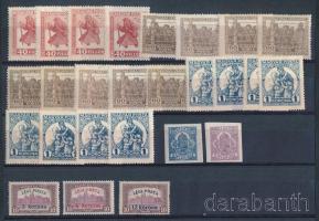 1920 Hadifogoly, Légi posta és Hírlapbélyeg 26 db bélyeg