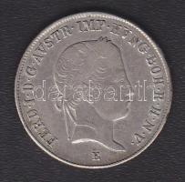 1845E 20Kr "V. Ferdinánd" Ag T:3