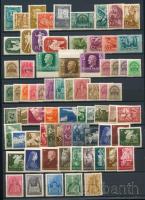 1940-1943 74 db bélyeg A4-es berakólapon