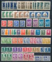 1933-1940 79 db bélyeg A4-es berakólapon