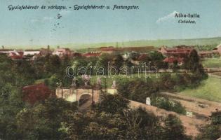 Gyulafehérvár castle and gate
