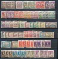 1916-1918 71 db bélyeg A4-es berakólapon