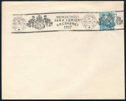1927 Boríték "NEMZETKÖZI SAKK VERSENY KECSKEMÉT"