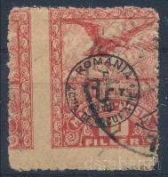 Debrecen II. 1920 10f látványosan elfogazva, Bodor vizsgálójellel