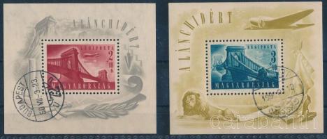 1948 Lánchíd I. + II. blokk (80.000)