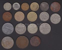 Kis világpénz tétel 18db klf pénzérme T:2,3