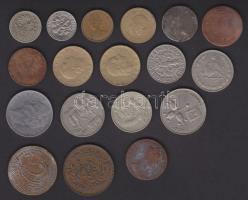 Kis világpénz tétel 18db klf pénzérme T:2,3