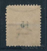 1898 Feketeszámú 15kr 12 : 11 3/4 fogazással háttérvonalkázás a hátoldalon