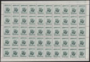 1955 Bartók Béla I. 1Ft zöld hajtott teljes ív (25.000)