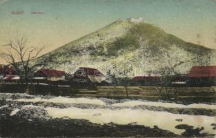 Huszt with castle ruins (Rb)