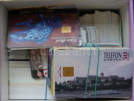 1993-1995 250 darab használt magyar telefonkártya