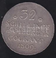 Németország / Hamburg 1809CAIG 32Sch Ag T:2/2-