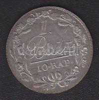 Svájc 1815. 1b / 10r Ag T:3+/3