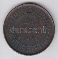 Aradi vértanúk emlékérme 1849-1874. Br / 35,5mm