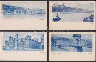 cca 1900 15 db jó állapotú Budapest, benne Divald is / 15 Budapest in good condition