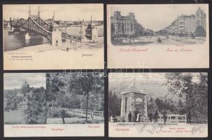 cca 1900 15 db jó állapotú Budapest, benne Divald is / 15 Budapest in good condition