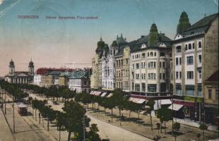 Debrecen Városi Bérpalota a Piac utcával (EB)