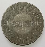 1917. A Reformáció jubileumi emlékérme hadifémből / 65,5mm