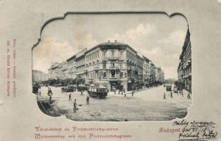 Budapest VI. Váczi körút és a Podmaniczky utca a Weiss Bt. irodájával (small tear)