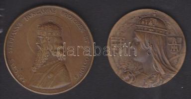 1938. Madarassy: Szent István emlékérem Br + M.Kir. Pénzverő látogatási érem Br / 40-35mm