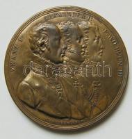 Heuberger: I. Ferenc, I. Sándor, III. Vilmos galvánó emlékérem / 68mm