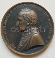 1832. Boehm: Ferdinand Maria olmützi püspök Br emlékérem / 51mm